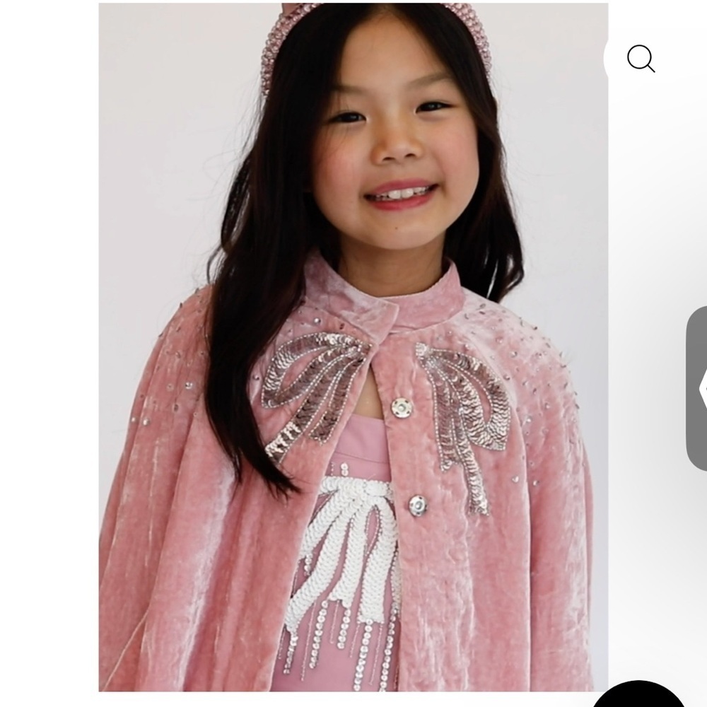 Tutu Du Monde Pink Cassia Cape with Embellishments